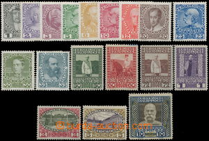 157920 - 1908 Mi.139-156, Jubilejní 1H-10K; hodnota 2K s lehkým lom