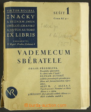 157941 - 1928 Značky and listing Czech artists - graphic artists and