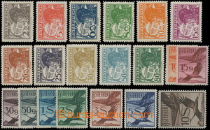 157948 - 1925 Mi.468-487, Letecké, kompletní série, hodnoty 2g s n