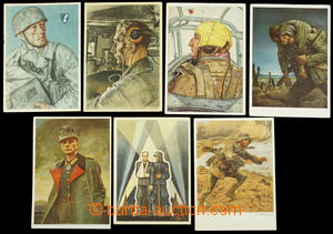 158138 - 1940-1944 sestava 7ks propagandistických pohlednic mj. Luft
