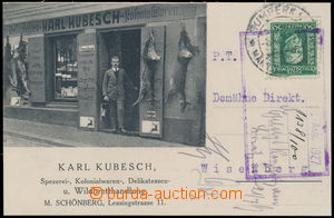158139 - 1927 ŠUMPERK - Karl Kubesch, M. Schömberg, card with addit