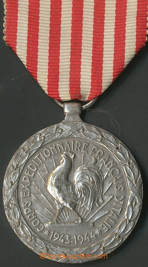 158200 - 1953 Memorial medal after/behind fight in Italy 1943-1944; c