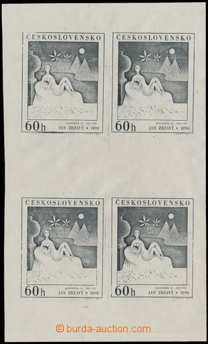 158252 - 1968 ZT Pof.PL1729, zkusmý tisk hodnoty 60h v černé barv
