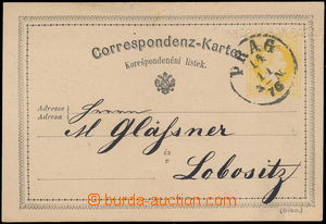 158383 - 1876 PERFIN FORRUNNERS  correspondence card 2 Kreuzer with r