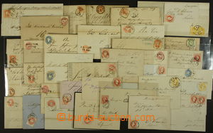 158393 - 1850-1867 [COLLECTIONS]  collection of ca. 45 pcs of letters