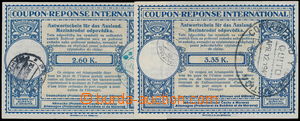 158424 - 1940-1941 CMO2, CMO4, comp. 2 pcs of international reply cou