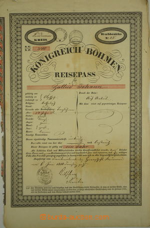 158426 - 1800 PASSPORT/ REISEPASS/ AUSTRIA  passport with controll im