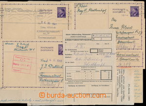 158434 - 1945 GHETO TEREZÍN  story - comp. of 4 pcs of post cards ad