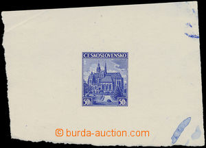 158469 - 1938 ZT  Pof.345, Košice 50h, zkusmý tisk - otisk původn