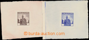 158470 - 1938 PLATE PROOF  unissued stmp Košice, 2 plate proofs - pr