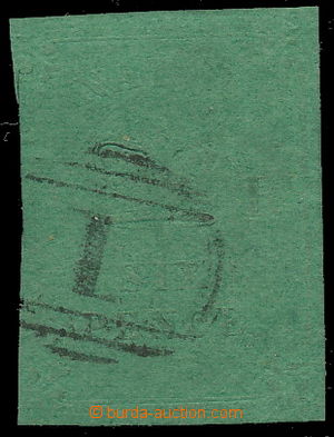 158479 - 1857 SG.5, Crown 6P green, embossed printing, cancel 1; usua