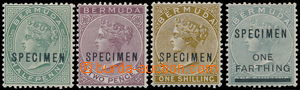 158596 - 1892-1901 SG.21s, 26s, 29s, 30s, Queen Victoria ½P, 2P,