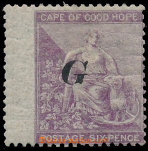158606 - 1878 GRIQUALAND WEST SG.13g, Cape of Good Hope 6P dark viole
