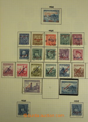 158635 - 1939-1945 [SBÍRKY] GENERÁLNÍ sbírka na listech, obsahuje