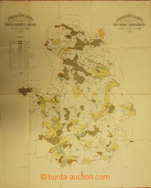 158652 - 1902 ŠLIKOVÉ  mapa hrabství Ervína Šlika ve středních