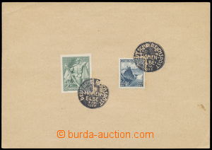 158847 - 1938 VRCHLABÍ  Pof.308 and 338, with print negativních can