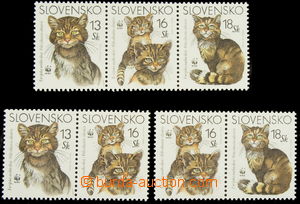 158880 - 2003 Zsf.299+302, 299+301+302 a 301+302, WWF Kočky, sestava