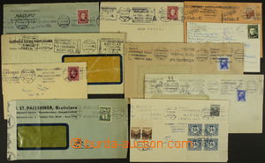 158927 - 1939-43 comp. of 9 entires with machine cancels, contains i.