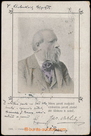 159000 - 1903 BAAR Jindřich Šimon (1869-1925), významný český b