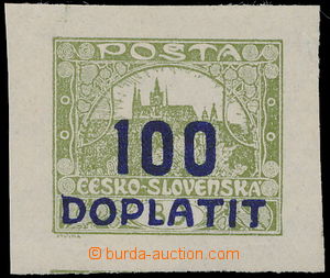 159270 -  Pof.DL24a, Postage due stamp - Hradcany 100h/80h olive, vio