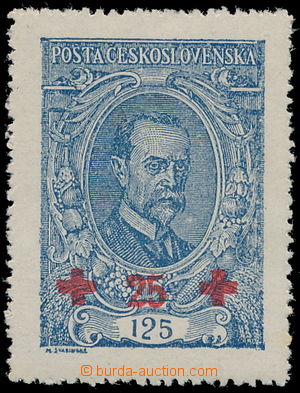159273 -  Pof.172DV, Masaryk 125h with plate flaw short bar (pos. 80/