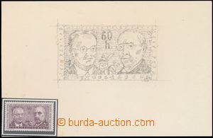 159307 - 1962 návrh Maxe Švabinského (1873-1962) pro známku Pof.1