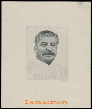 159325 - 1949 ZT  Pof.531, J. V. Stalin, hodnota 1,50Kčs, zkusmý ti