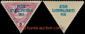 159490 -  Pof.55Ob, Express stamp 2h - triangle brown-red, type II., 