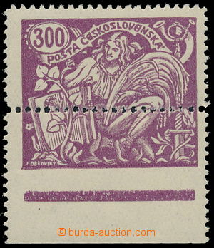 159510 -  Pof.175A, 300h fialová, III. typ, ŘZ 13¾, krajový k