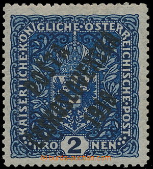 159640 -  Pof.48IIa, Znak 2K tmavě modrá, široký formát, I. typ 