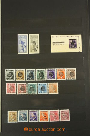 159763 - 1945 [COLLECTIONS]  collection revolutionary overprints on/f