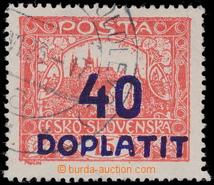 159814 - 1922 Pof.DL30B, Postage Due - overprint issue Hradcany 40h, 