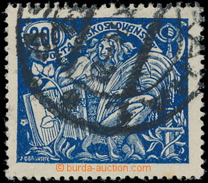 159816 -  Pof.174BII, 200h modrá, II. typ, HZ 13¾ : 13½, r