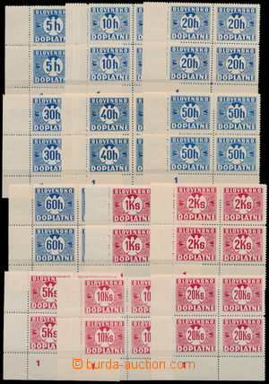159949 - 1939 Alb.D1Xy-D12Xy, Postage due stmp 5h-20Ks, complete set 