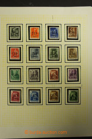 160049 - 1944 [COLLECTIONS]  Majer C1-C27, C37, Khust overprint, almo