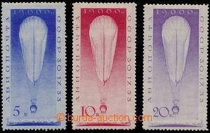 160057 - 1933 Mi.453-455, Stratosférický let, kompletní série; ka
