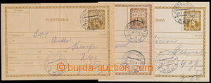 160081 - 1920 CPL1C, Poistenka - Ornament 15h, 3 pcs of certificates 
