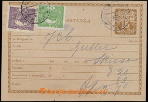 160084 - 1920 CPL1C, Poistenka - Ornament 15h, certificate of mailing