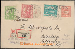 160113 - 1919 CPŘ37, Hungarian postal stationery cover 10f sent as R