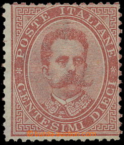 160170 - 1889 Mi.38A, King Umberto I. 10C carmine, without gum, as **