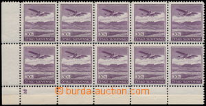 160197 -  Pof.L15, Airmail - definitive issue 30h violet, L the botto