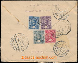 160284 - 1922 R-dopis zaslaný do ČSR, vyfr. na zadní straně 4 vý