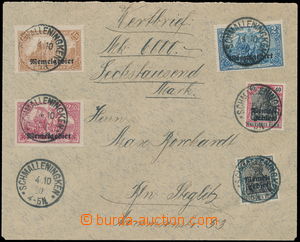 160303 - 1921 MEMEL - KLAIPEDA, letter -  money letter 6000RM with st