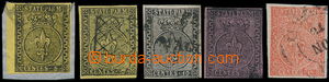 160357 - 1852-1853 Sas.1 (2), 2, 4, 7, Znak - Bourbonská lilie 5C 2x