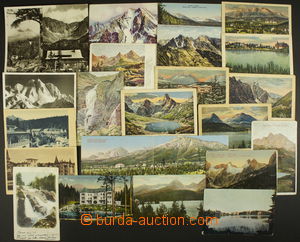 160360 - 1900-25 [SBÍRKY]   TATRY  sestava 40ks různých pohlednic,
