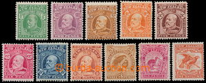 160367 - 1907-09 SG.383-385 a 388-394, Ptáci, koncové hodnoty a Edv