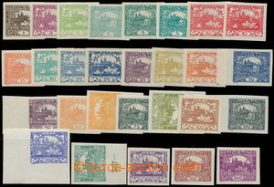 160429 -  Pof.1-26, compilation of 28 stamps, values 1h - 1000h, basi