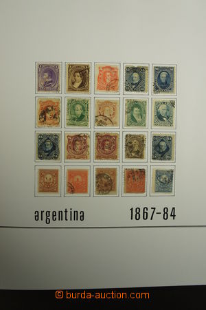 160441 - 1865-1930 [SBÍRKY]  sbírka známek na listech v pérových