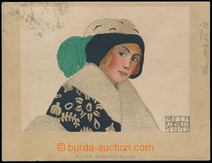160564 - 1913 Mela Koehler , WW BL. 1662, portrét ženy, zmenšený 