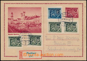 160583 - 1945 CDV75A, Bratislava's issue picture PC 1,50 Koruna, sent